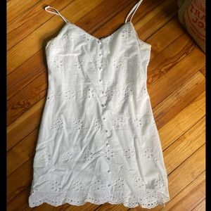 White lace dress